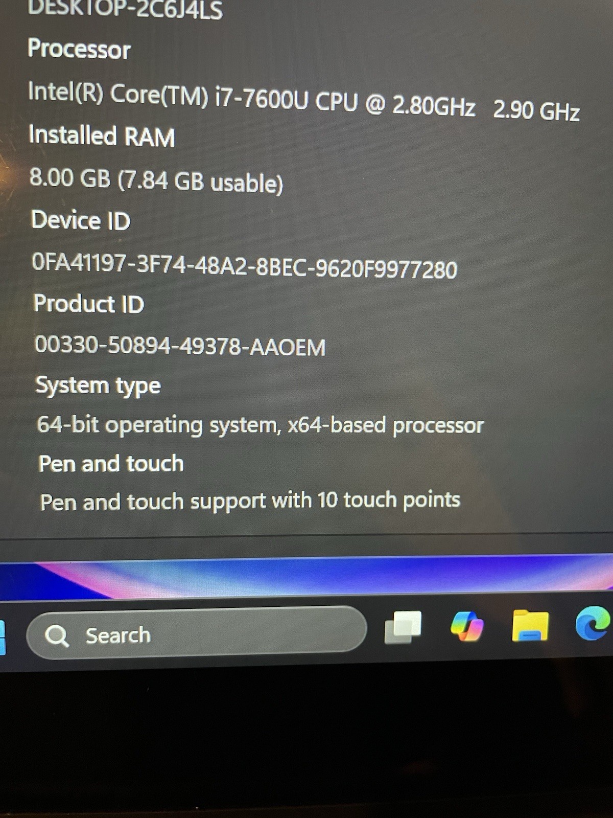 Lenovo Thinkpad X1 Yoga (2nd Gen) i7-7600U, 8GB RAM, 256GB SSD, Windows 11 Pro