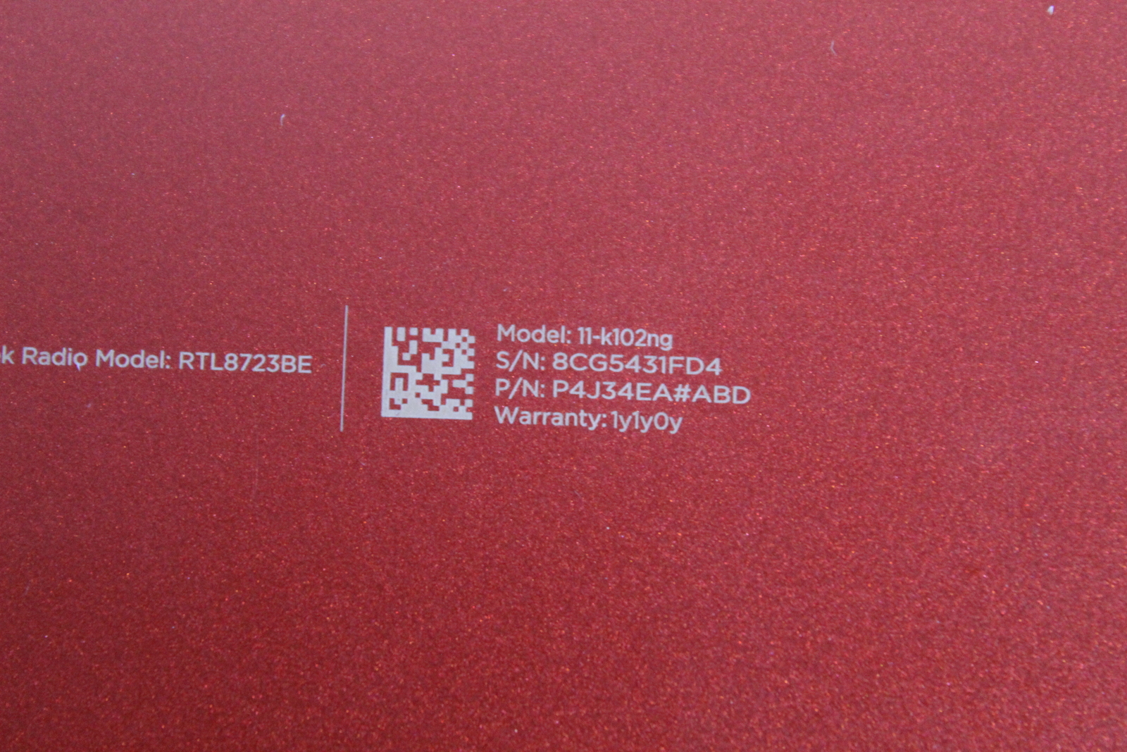 HP Pavilion x360 11-k102ng 29.5 cm (11.6 inch HD) Faulty (S4242-A16)
