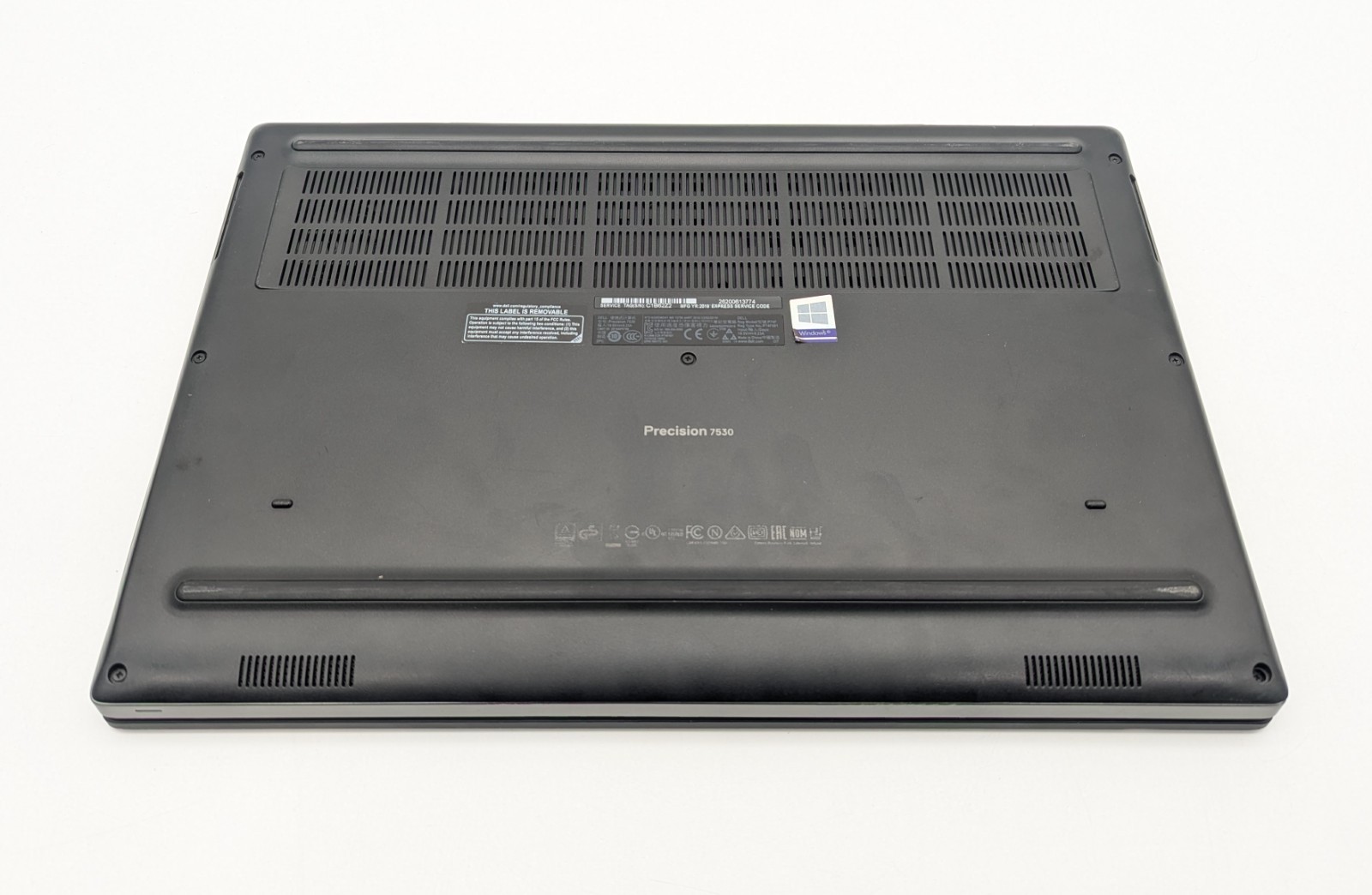 Dell Precision 7530 – Intel Core i7-8850H 16GB RAM 256GB SSD NVIDIA No OS/Batt