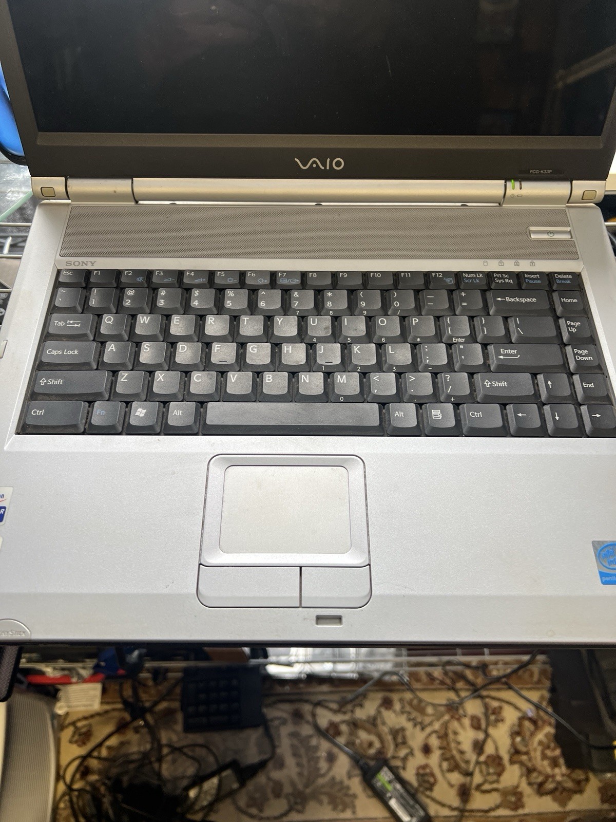 VINTAGE Sony Vaio PCG-K33b 15″ Laptop 1280×800 Intel Pentium 4 Parts Or Rebuild.