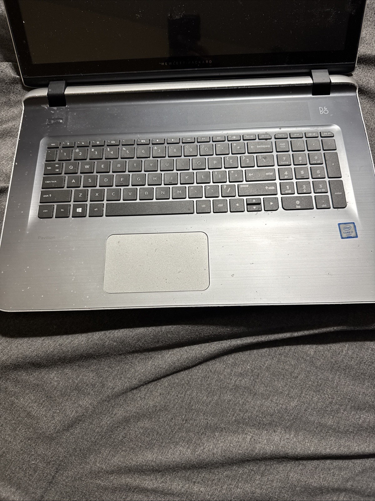 HP Pavilion 17-G192NR Intel 17″ Laptop 8GB No Charger/HD Does Not Post