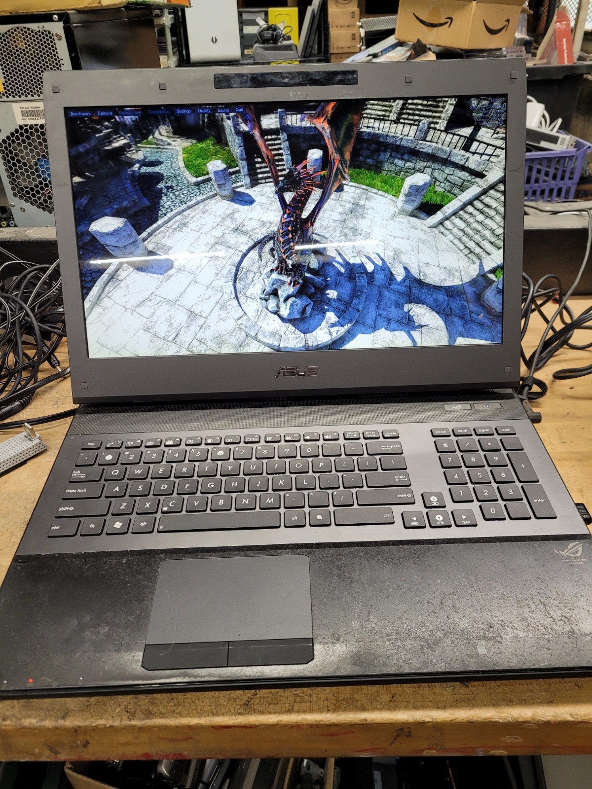 Retro ASUS G74S 17.3″ I7-2670QM NVIDIA GTX 560M 16GB RAM 128GB SSD 700gb HDD