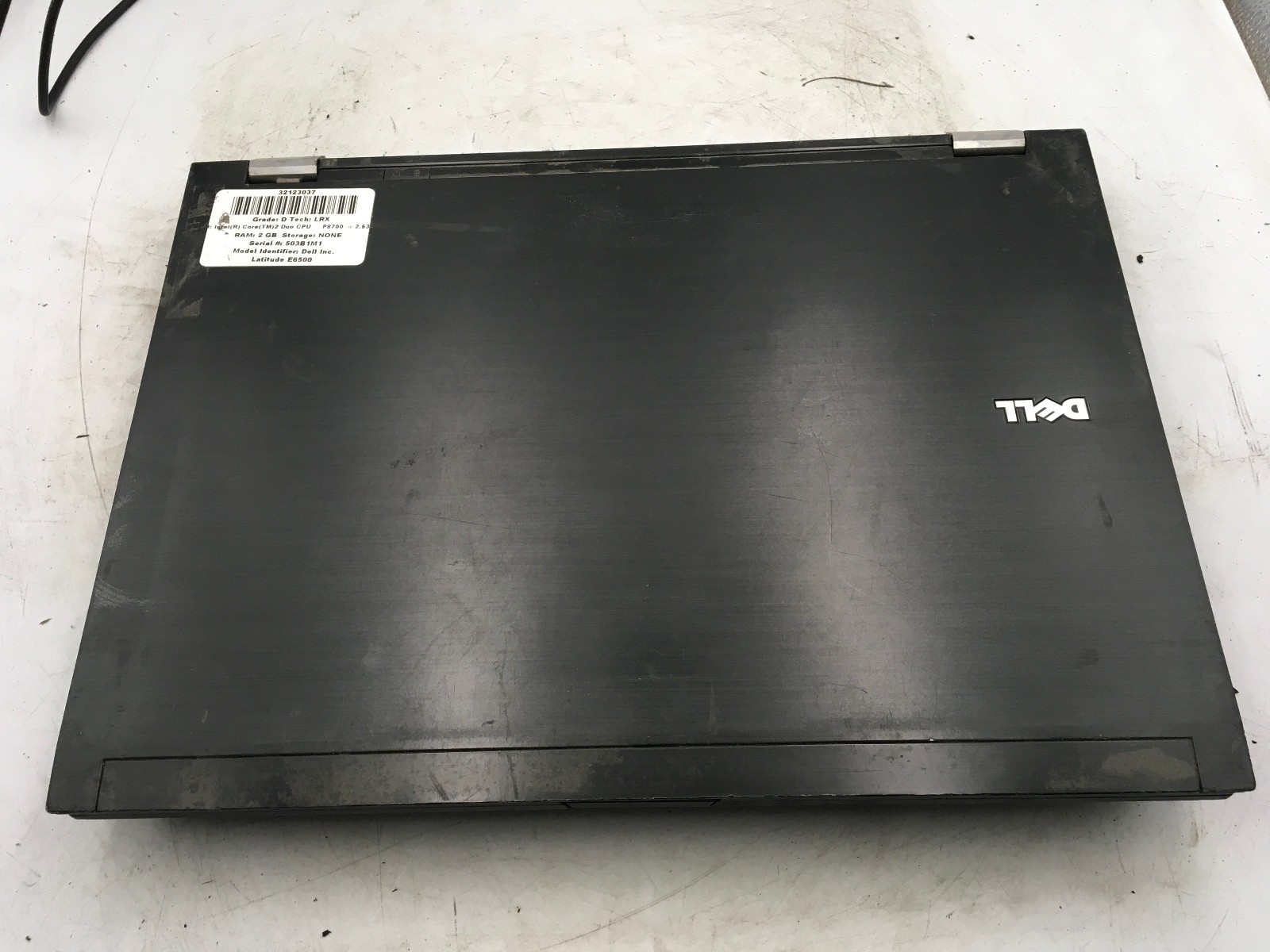 DELL LATITUDE E6500 – FOR PARTS/NO POWER – INTEL CORE 2 DUO – 4GB RAM – READ -BB