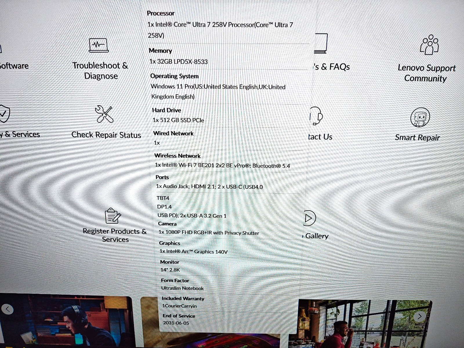 Lenovo ThinkPad X1 Carbon Gen 13 — Ultra 7 258V 32GB RAM 512GB SSD 2.8K OLED