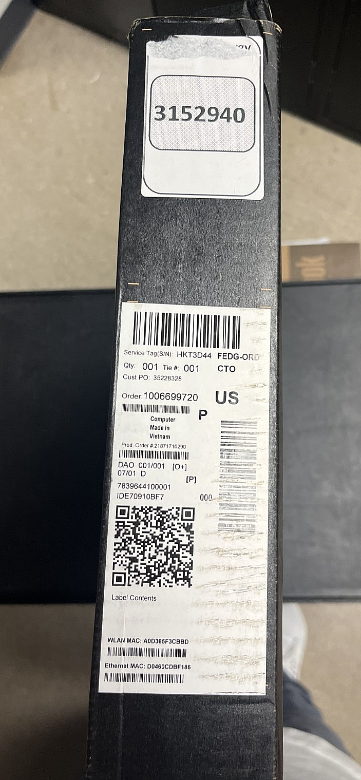 Dell Precision Workstation 7780 i964GB1TB 4k resolution