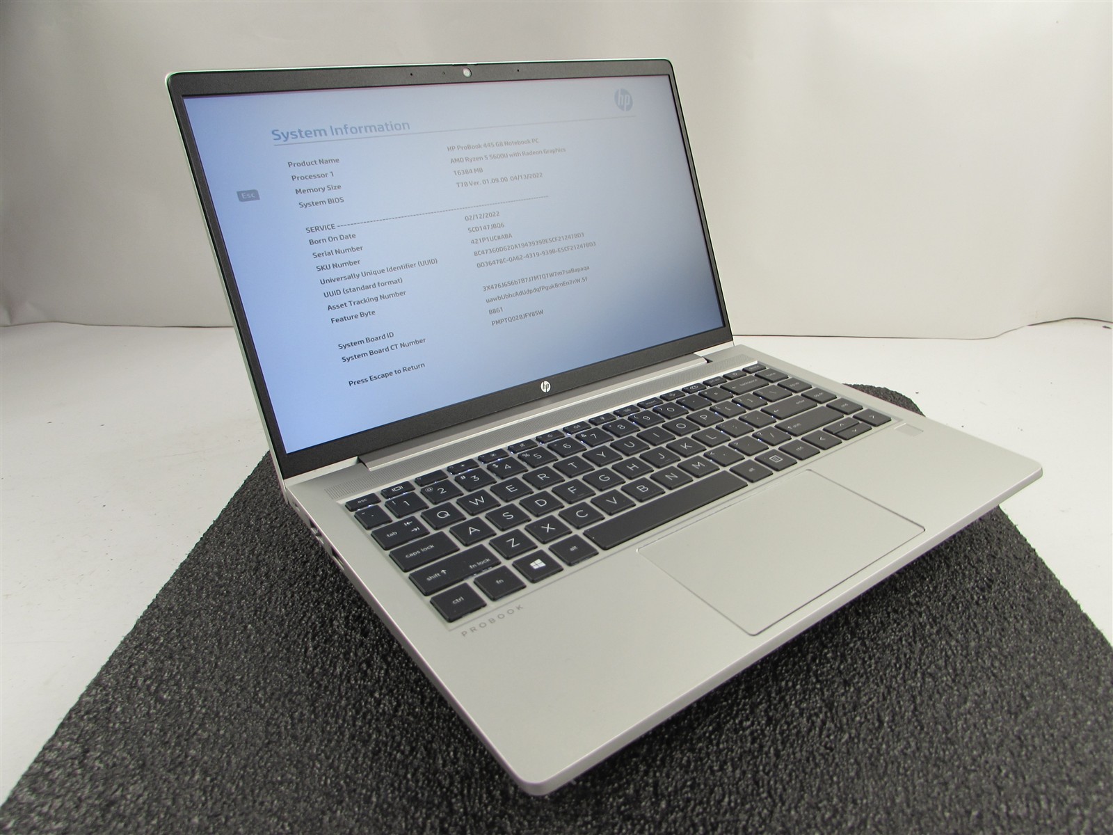 HP PROBOOK 445 (G8) FHD AMD RYZEN 5 5600U 512GB SSD 16GB RAM AMD GPU WIN 11 PRO
