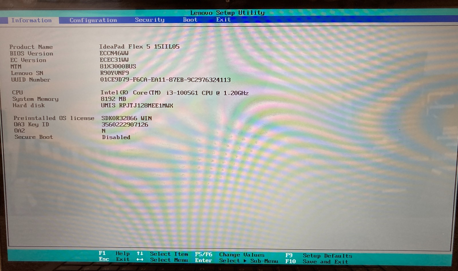 Lenovo IdeaPad Flex 5 15IlL05 15.6″ 2-in-1 Laptop i3-1005G1 8GB RAM 128GB NVMe