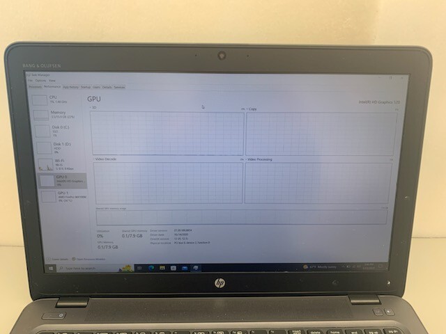 HP M6G49AV ZBook 15u G3 i7 16GB 500GB SSD + 500GB HDD 15.6″ Windows 10 Enterpris