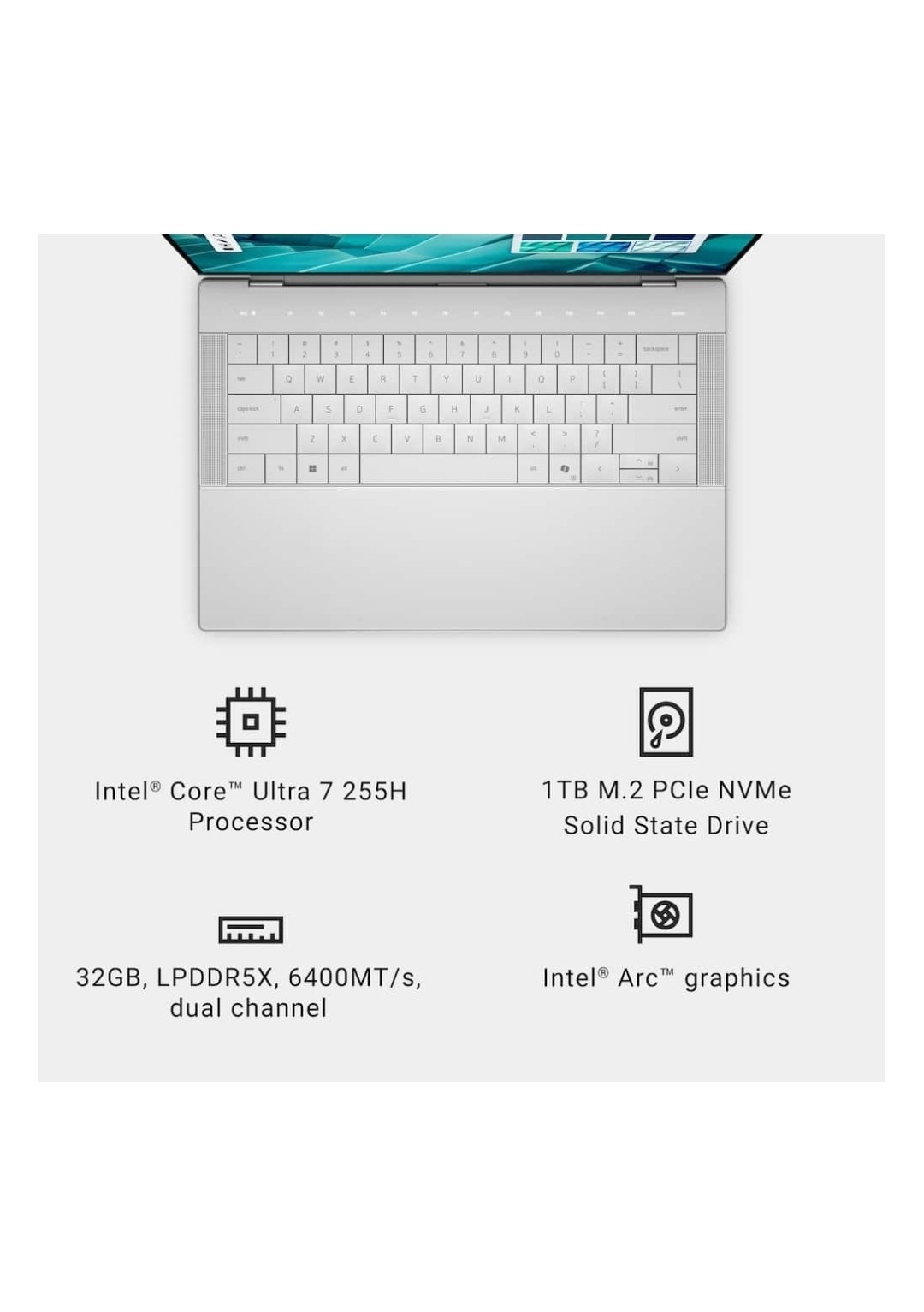 Dell Premium 14.5″ 3.2K OLED Touch Laptop Intel Ultra 7 255H 32GB 1TB SSD