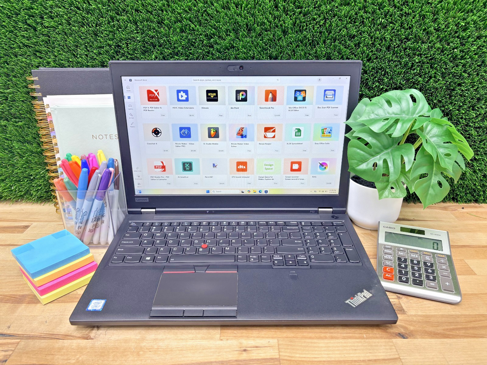 Lenovo ThinkPad P52 Intel i7-8th Gen 2.20GHz 32GB RAM 512GB SSD Windows 11 Pro*