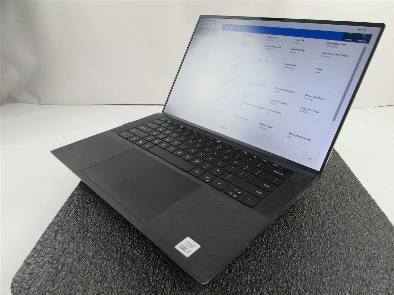 DELL PRECISION 5550 1920X1200 FHD CORE I7-10850H 512GB SSD 32GB RAM T1000 WIN 11