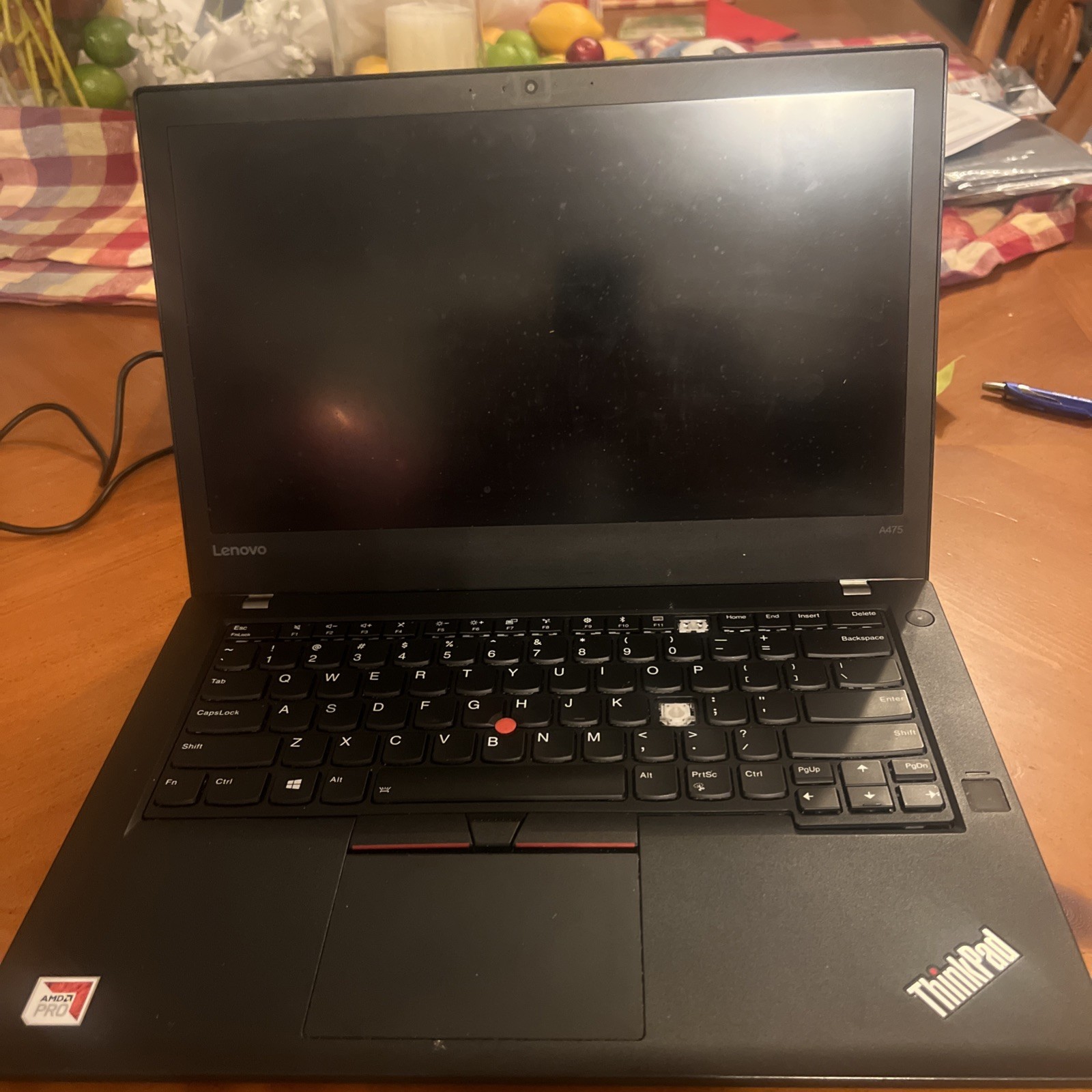 LENOVO THINKPAD A475 AMD PRO A12-9800B R7 2.70GHZ 8GB RAM NO HD