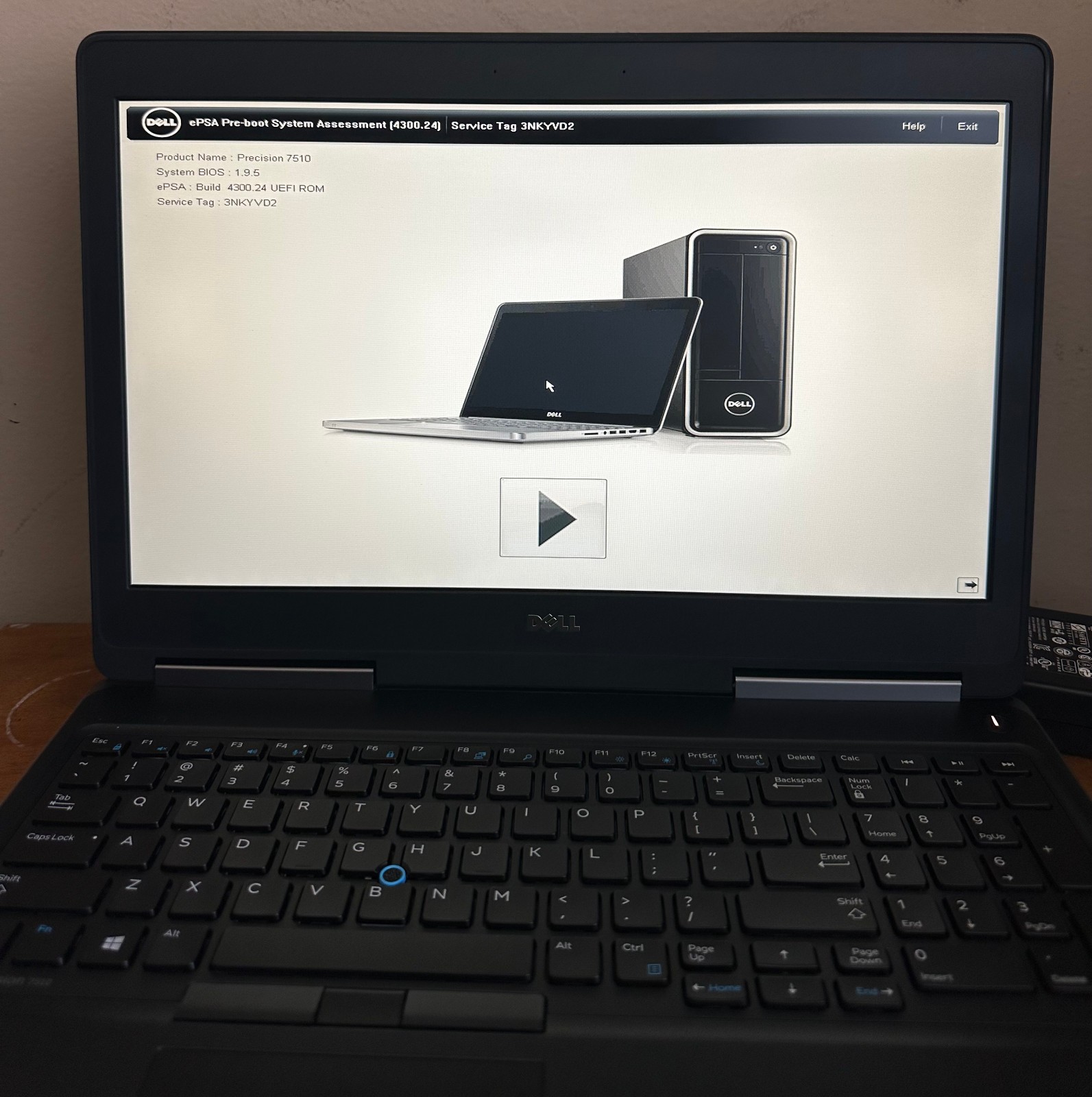Dell Precision 7510 Intel Core Xeon 256GB SSD E3-1535M v5 2.9 15.6 Laptop PC