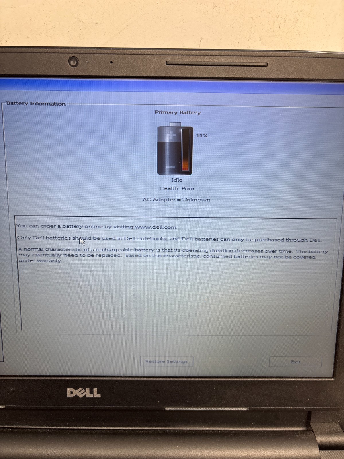 Dell Inspiron 15-3567 Intel Core i3-7130U 2.70GHz 8GB NO HDD