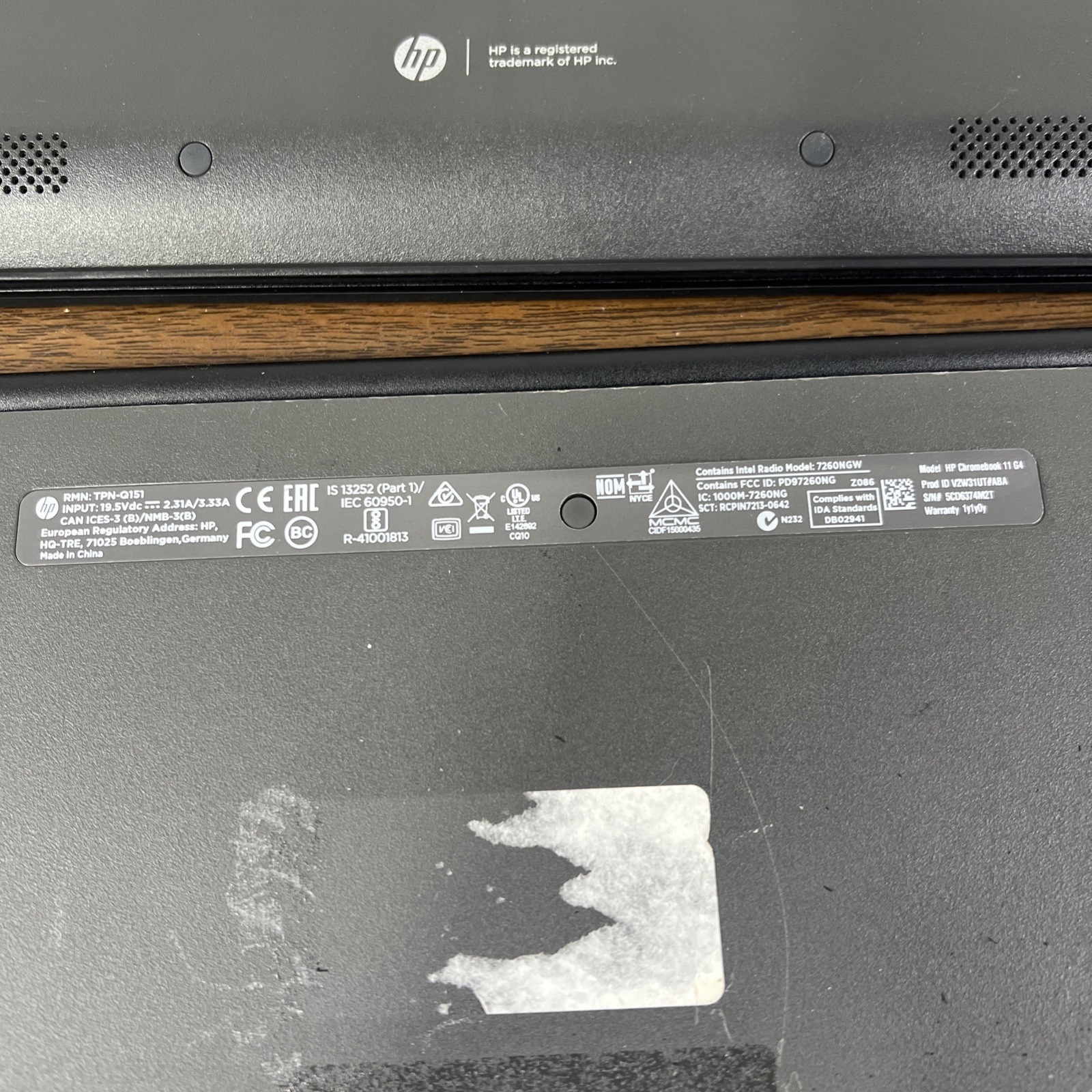 HP Chromebook 11 G4 11.6″ (N2840 – 4GB RAM – 16GB Storage) – Lot of 4