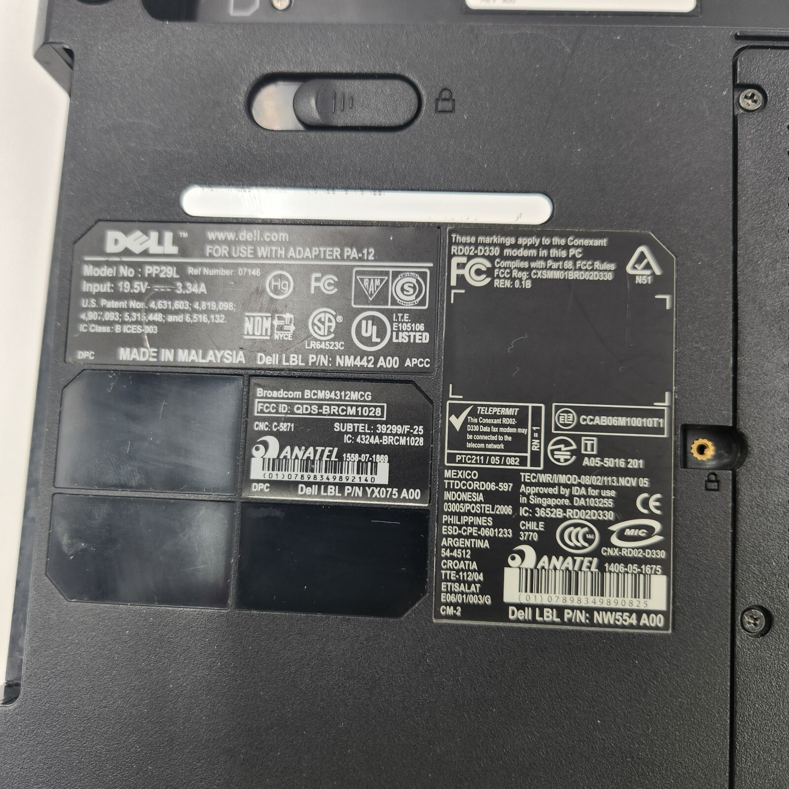Dell Inspiron 1525 15″ Laptop Intel Dual Core 4GB Ram No HDD No Battery As-Is