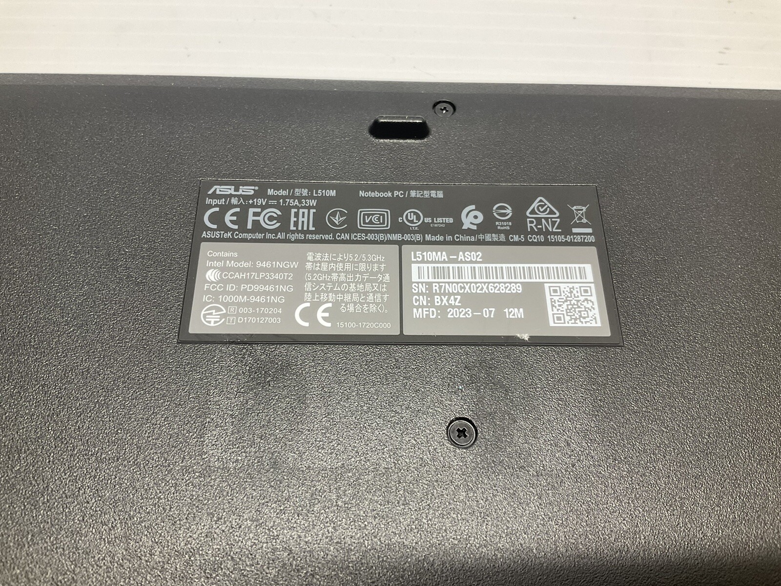 As-is Defective ASUS Vivobook Go L510 15.6” Celeron N4020 L510MA-AS02
