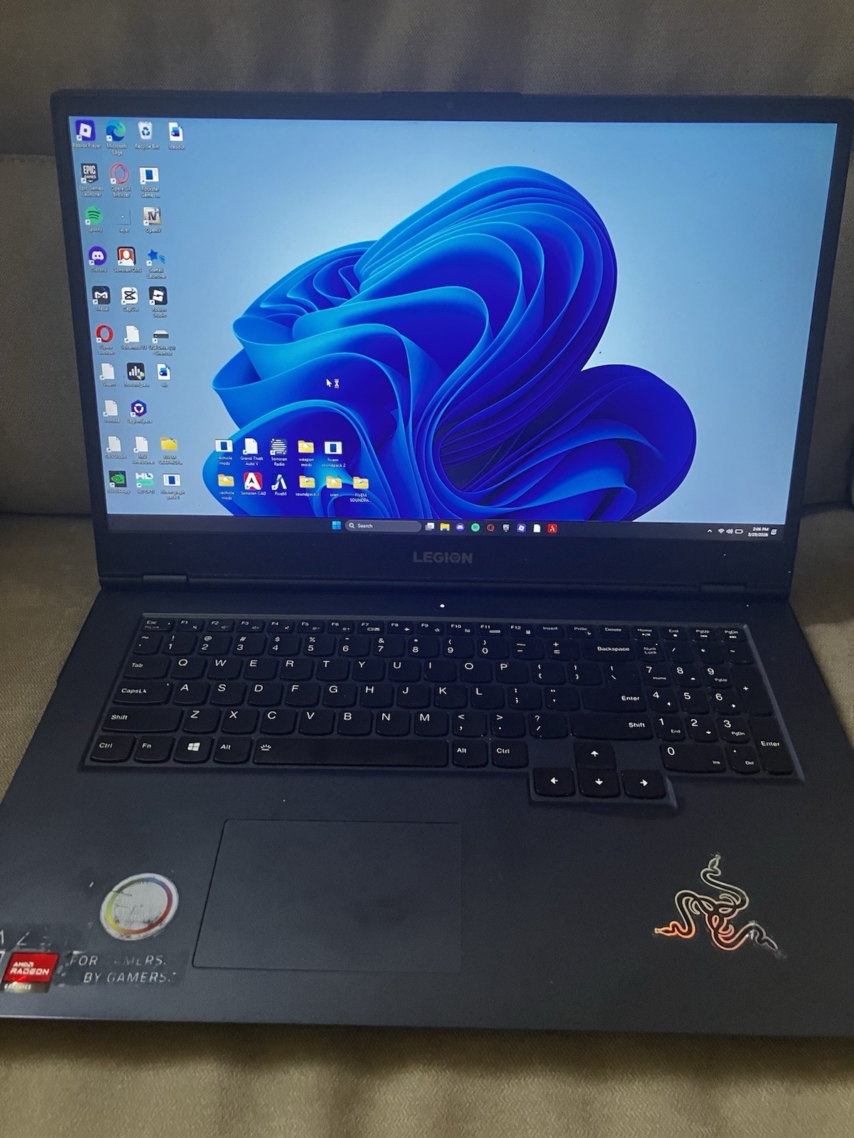 Lenovo Legion 5 17ACH6H Ryzen 5 5600H 16GB 512GB SSD GTX 1650 17″