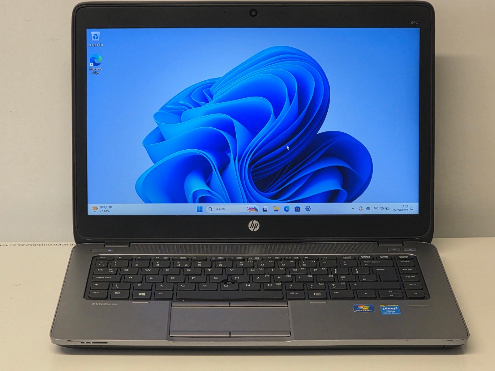 HP ELITEBOOK 840 G1 LAPTOP 14″ 4th GEN i5-4200U 8GB 240GB SSD WINDOWS 11 PRO