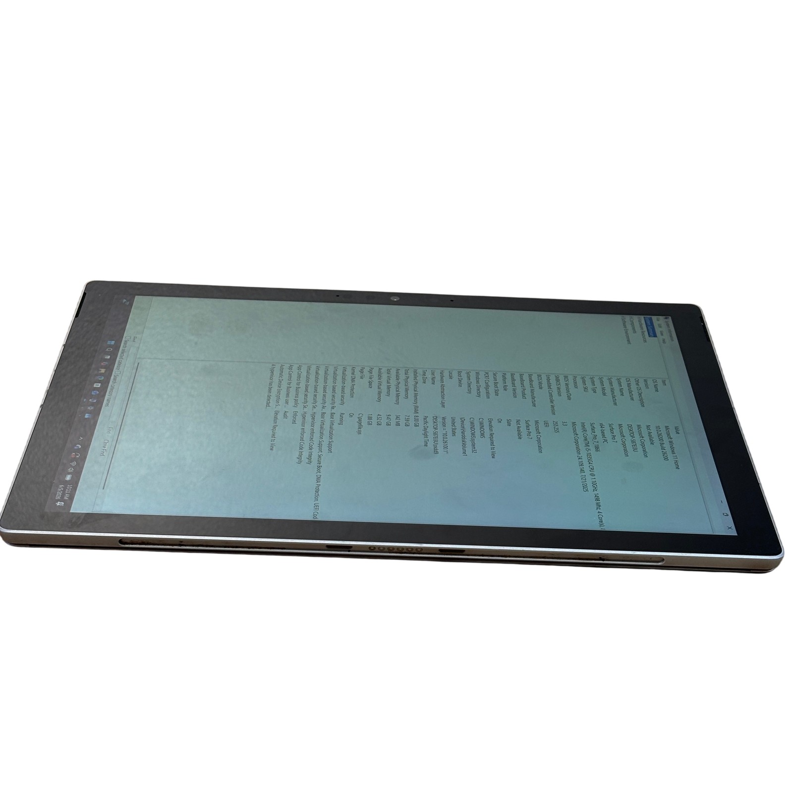 Microsoft Surface Pro7 1866 Intel Core i5-1034G4 1.10GHz 8GB RAM 256GB SSD 12.3″