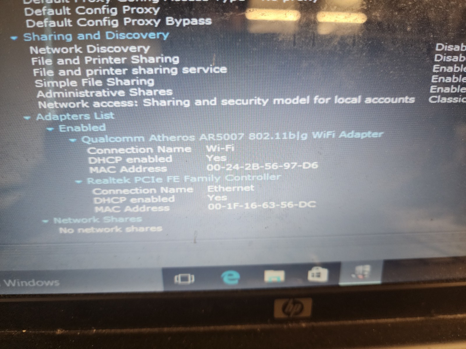 HP G60-235DX Intel Pentium Dual-Core T4200 2GHz 3 GB 320gb HDD READ