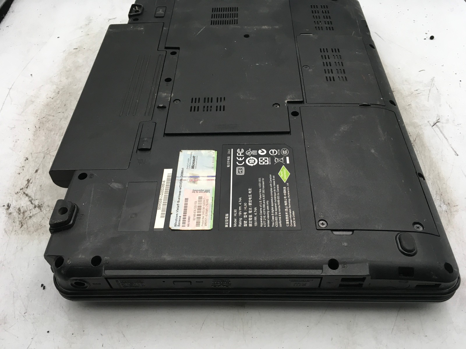NEXLINK HL90 – BOOTS TO BIOS – INTEL CENTRINO 2 – 4GB RAM – 15″ – READ DESC -BB
