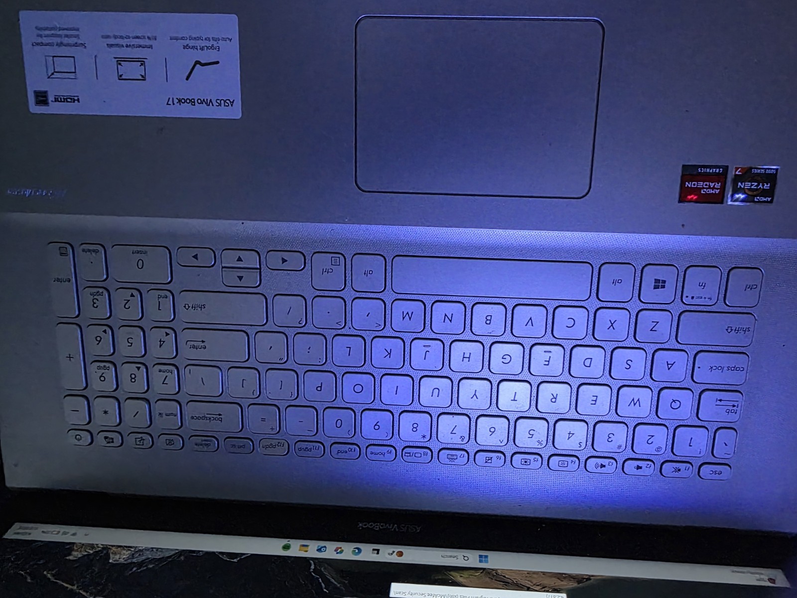 ASUS Vivobook 17 X712J 17.3″ HD+ LCD Display N73FGA-E34 REV.C4