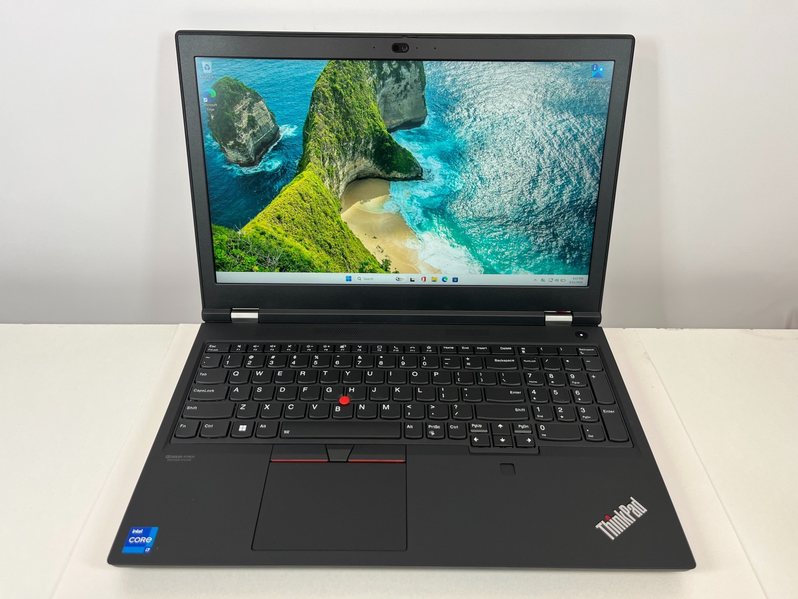 Lenovo P15 Gen2 i7-11800H 16GB 512GB RTX A2000 3 Batt Cycles MINT, READ
