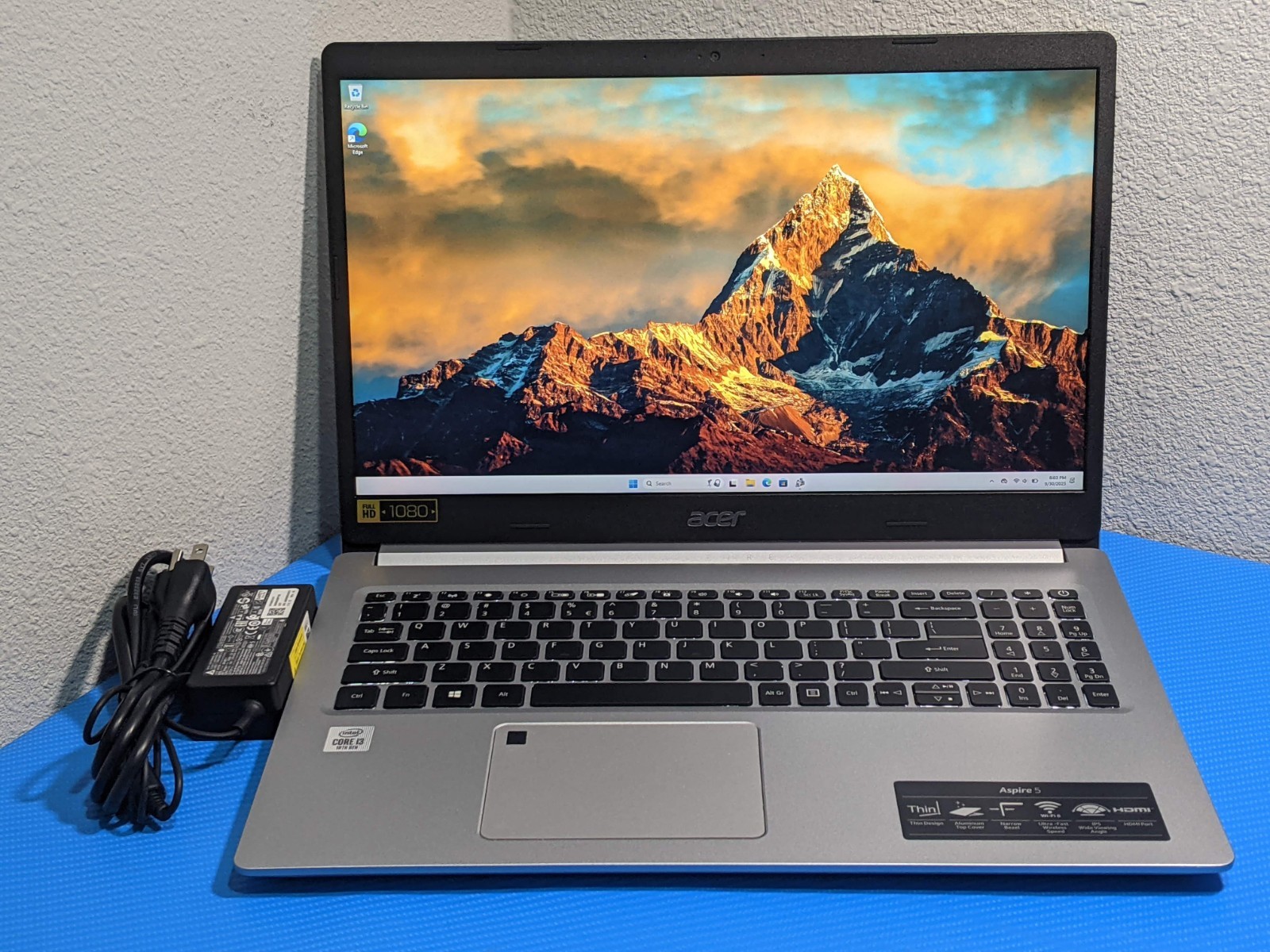 Acer Aspire A515-55-35SE 15.6″FHD i3-1005G1 1.2GHz 4GB 128GB SSD W11H 99t +PA
