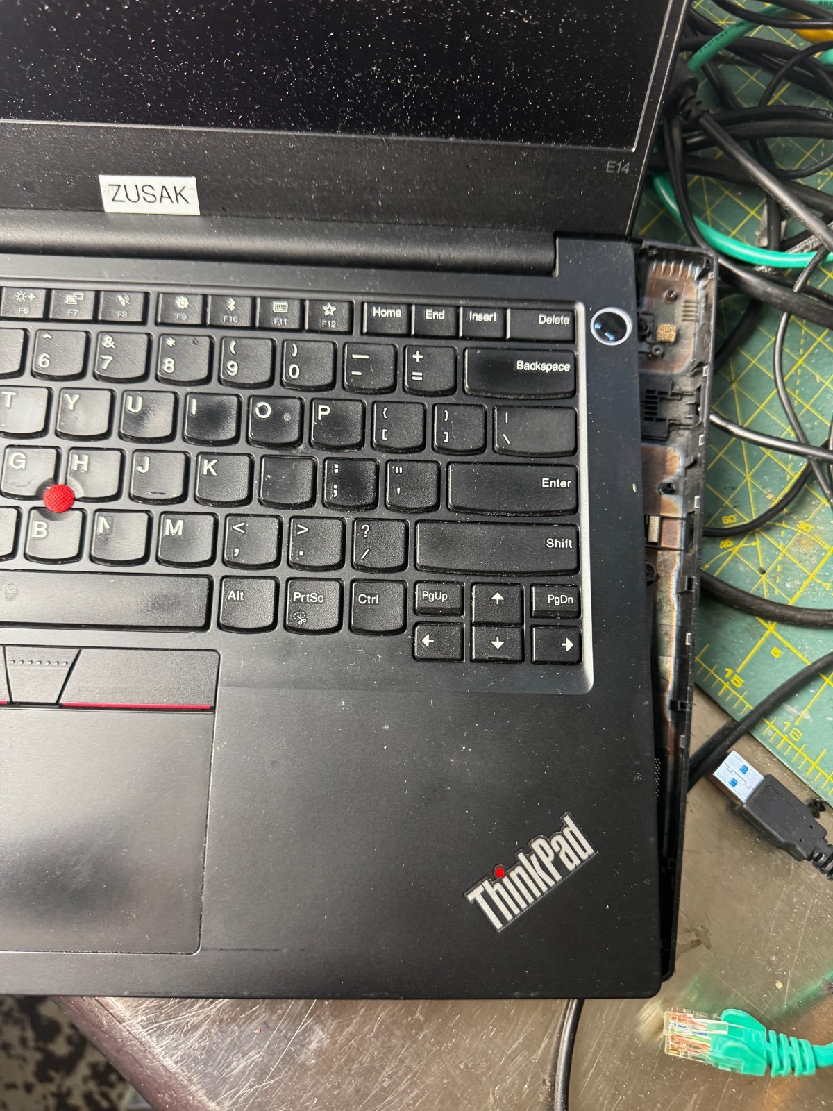 Lenovo ThinkPad E14 Intel Core i7 10th Gen Laptop for Parts/Repair #5960