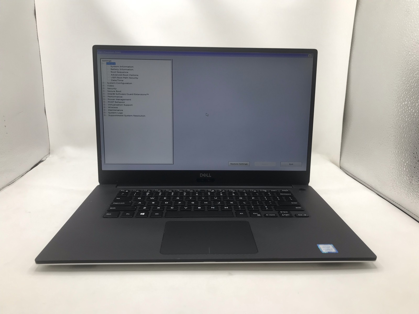DELL PRECISION 5540 15″ i7 2.6GHz 16GB RAM 512GB–GRADE D