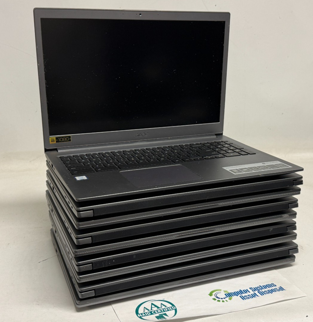 Acer Chromebook CB715-1W 15.6″ (i3-8130u – 8GB RAM – 128GB Storage) – Lot of 9