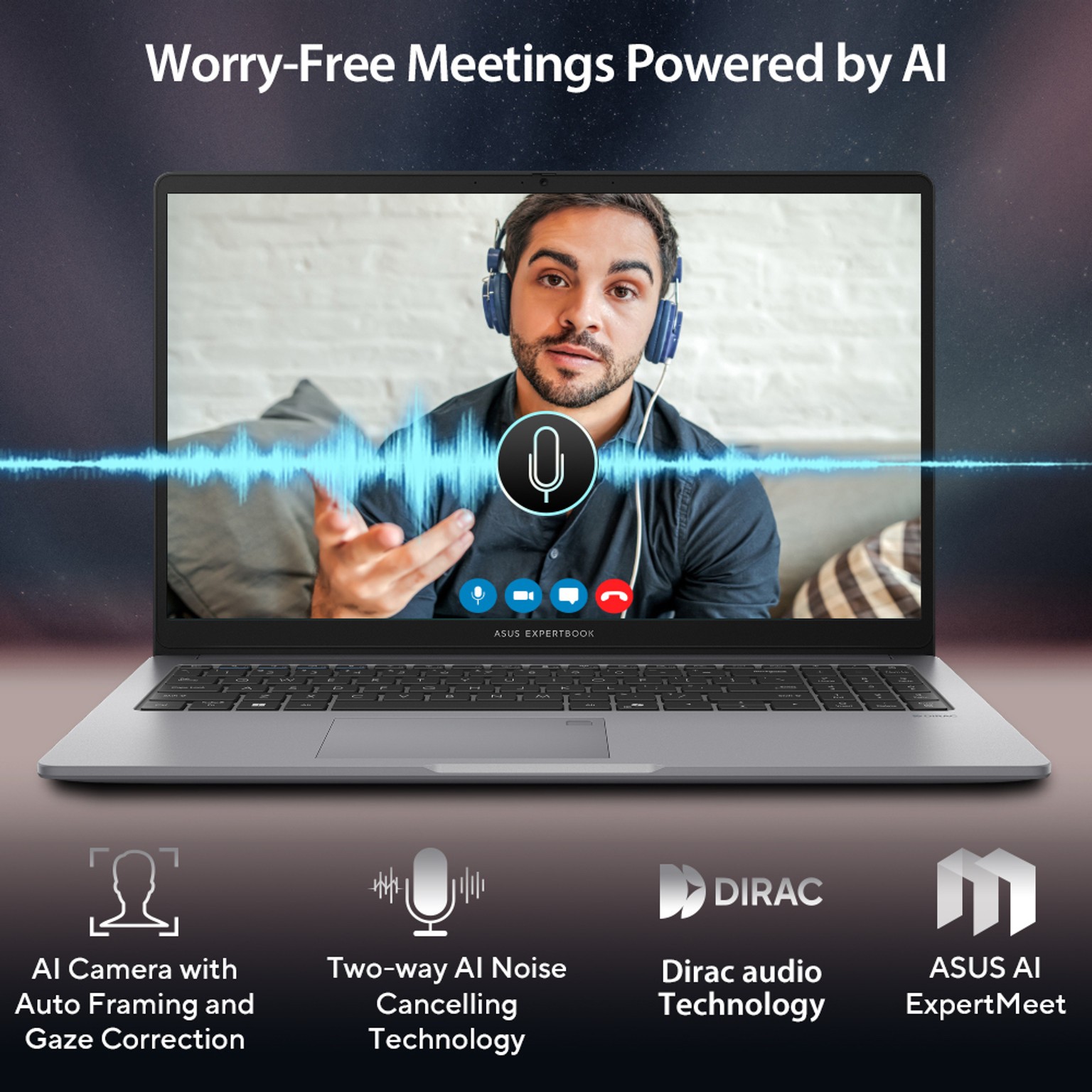 ASUS ExpertBook P1 (i3 14th Gen) with 1 Yr ADP Intel Core 3 14th Gen 100U