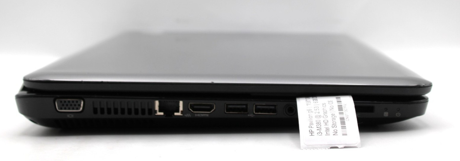 HP Pavilion G6 i3-380M@2.53GHz 6GB DDR3 NO STORAGE OR OS *USED/TESTED*