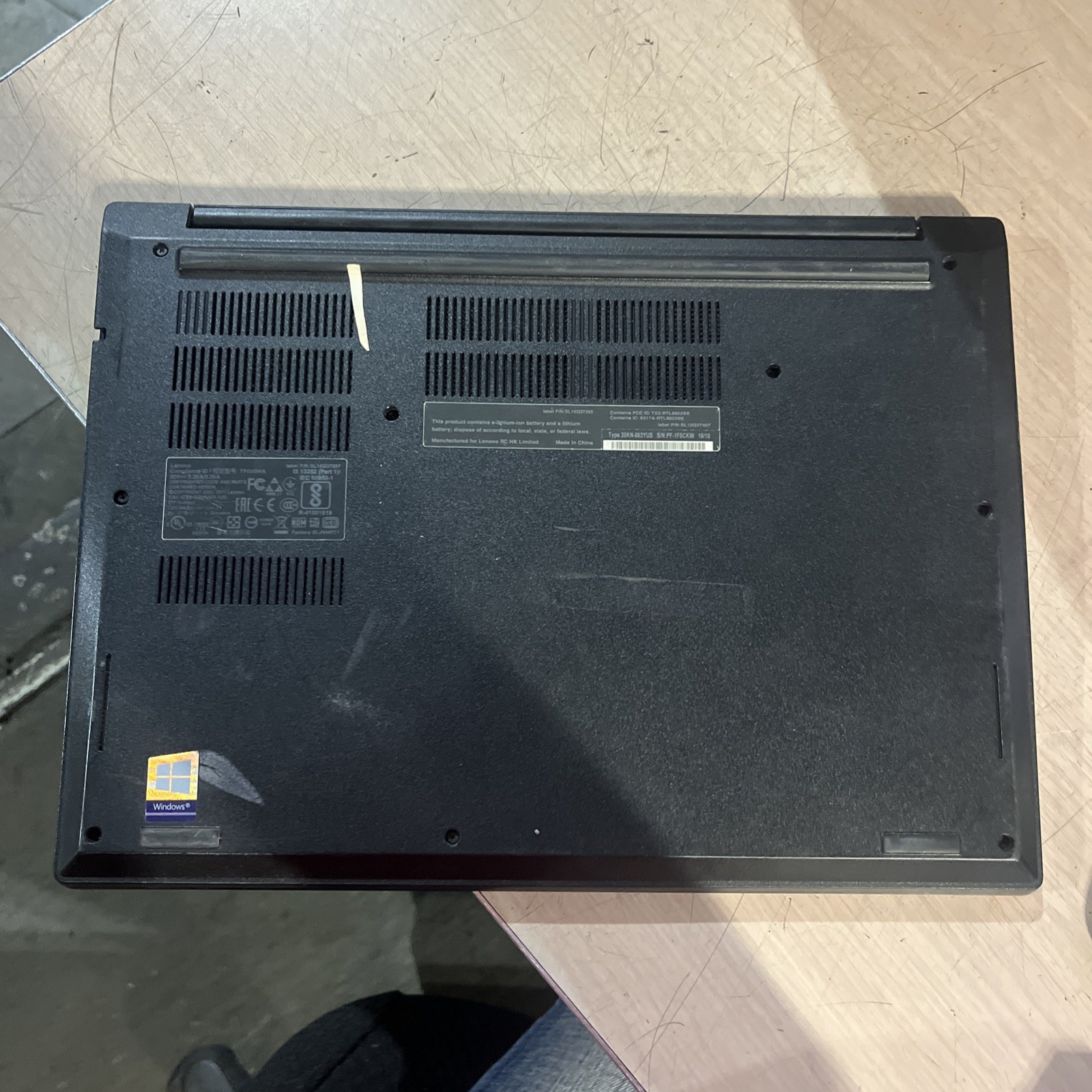 LENOVO THINKPAD E480 INTEL CORE I5-7200U 8GB RAM NO HD