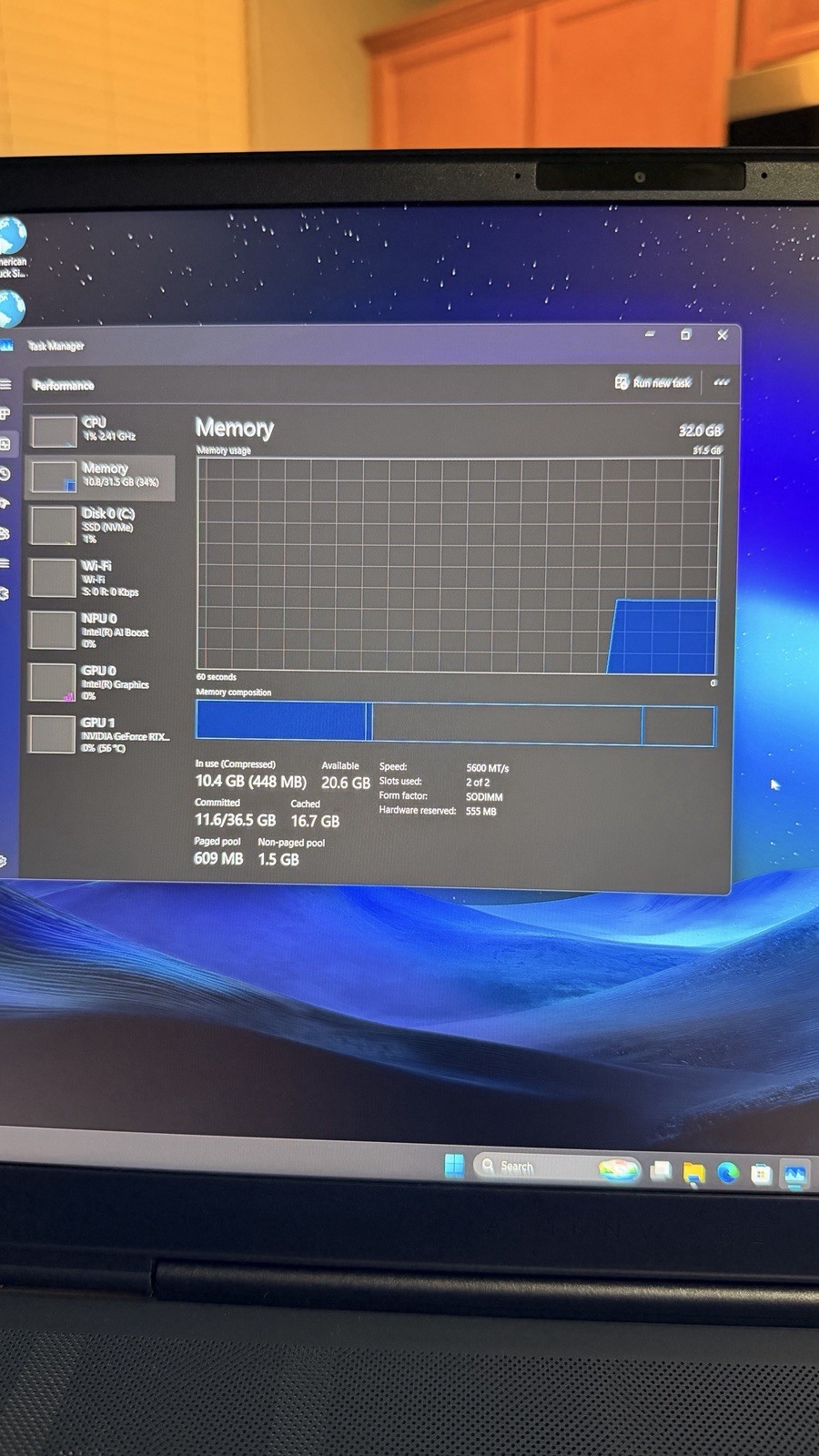 Alienware Aurora 16x Ultra 9 275HX 32GB 2TB SSD RTX 5060