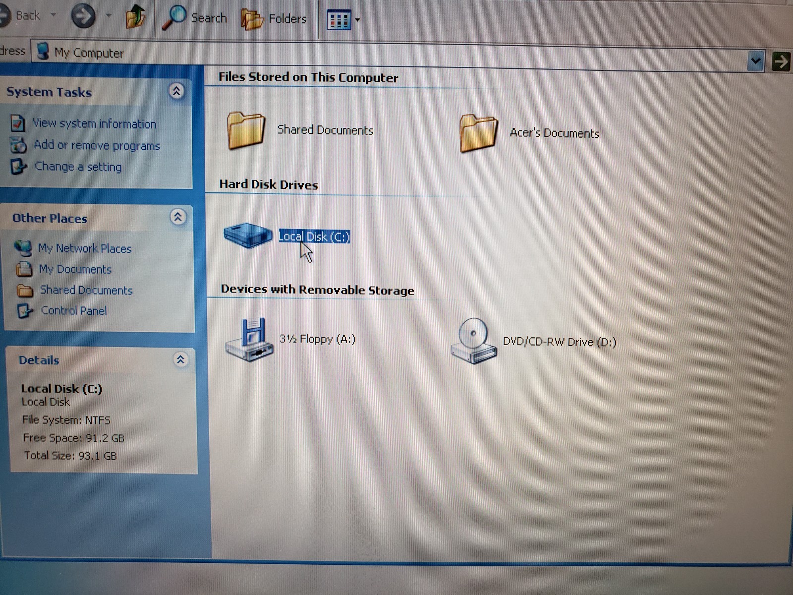 Vintage Acer TravelMate 240 Laptop 15″ Celeron 2.52GHz 512MB 100GB WinXP *Nice