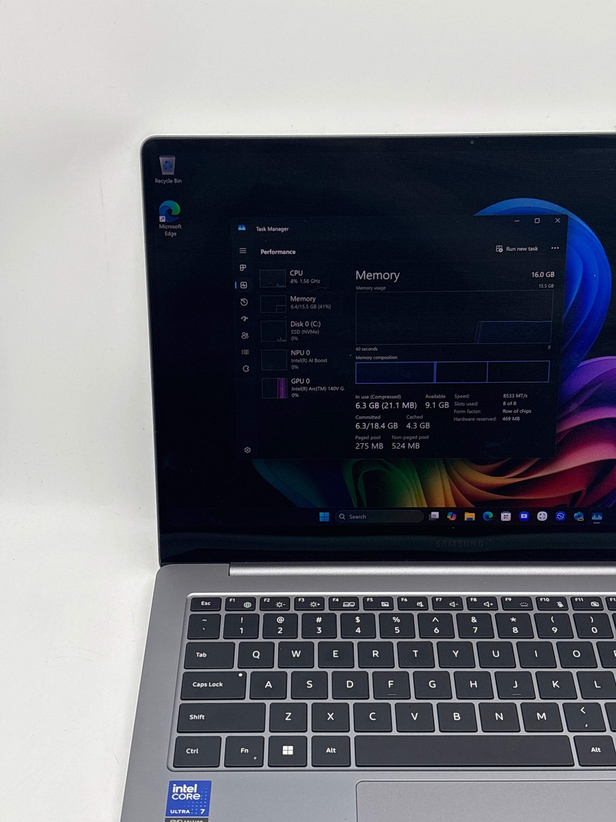 Samsung Galaxy Book NP940XHA Touch AMOLED Ultra 7 256V 16GB RAM 512GB SSD Used