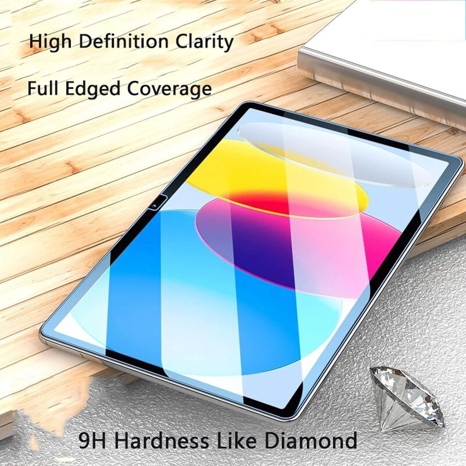 iPad A16 2025 11-inch/10.9 Screen Protector, HD Clear Tempered Glass Film Guard