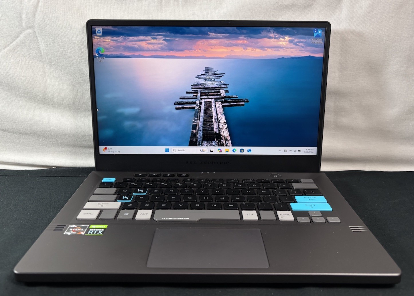 Asus ROG Zephyrus G14 GA401Q Alan Walker Ryzen 9 5900HS 40GB 2TB SSD RTX 3050 Ti