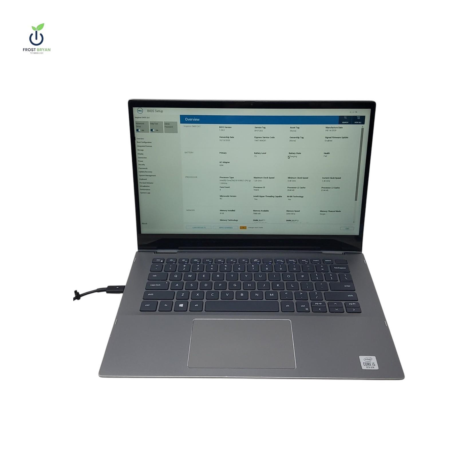 Dell Inspiron 5400 2n1 i5-1035G1 8GB RAM 256GB SSD No OS Grade C [READ]