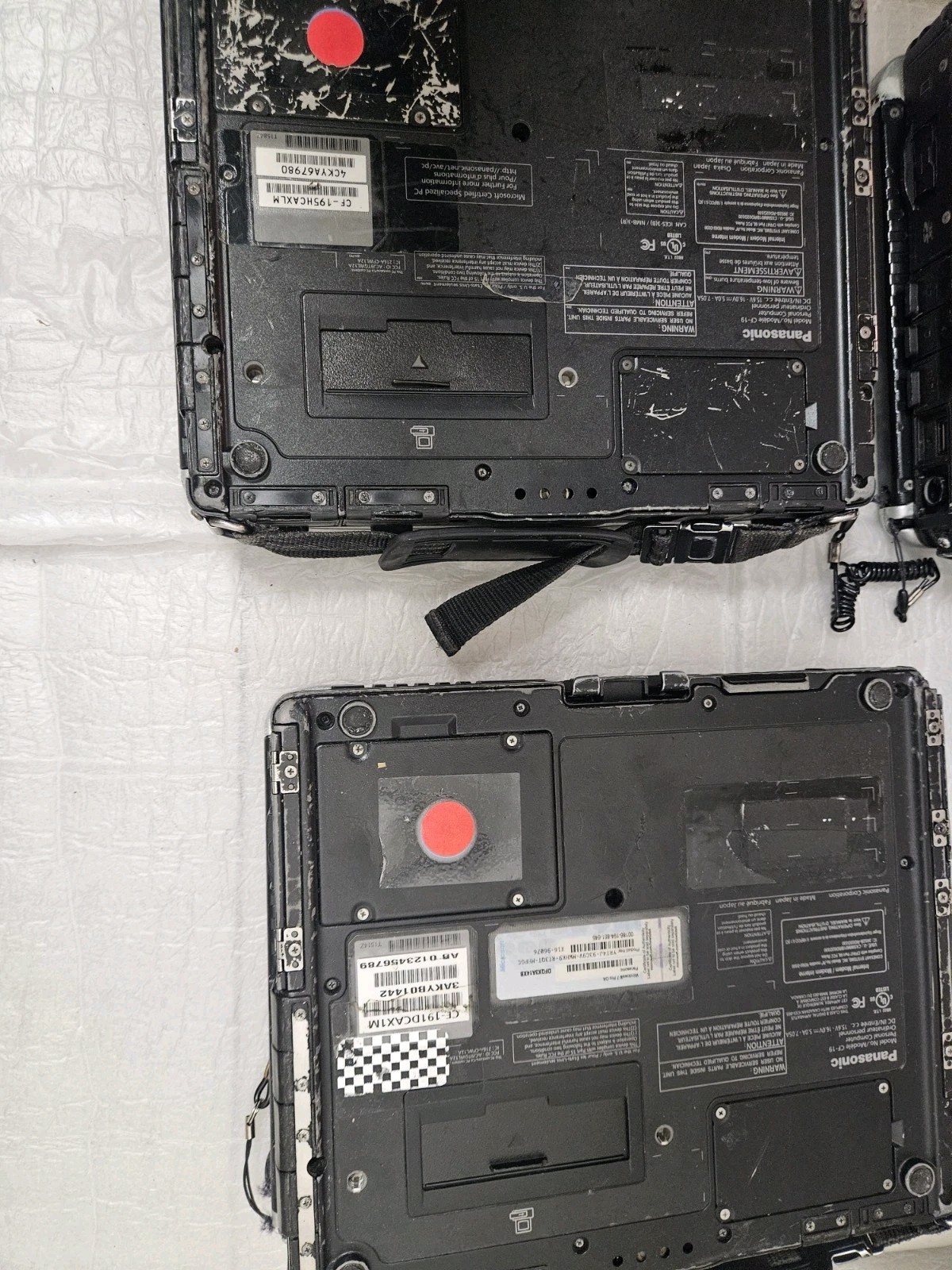 Lot Of 5 Panasonic Toughbook CF19 Intel Core i5-3340M, i5-3320M 8GB RAM Rugged