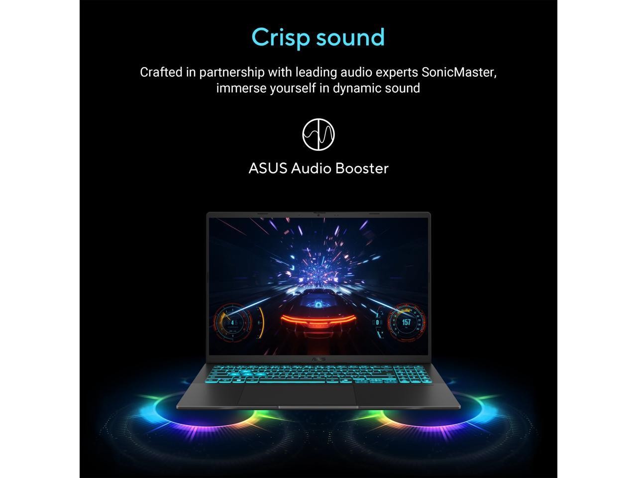 ASUS V3607VM-ES74 16.0″ Laptop Intel Core 7 240H 16GB Memory 512 GB PCIe SSD