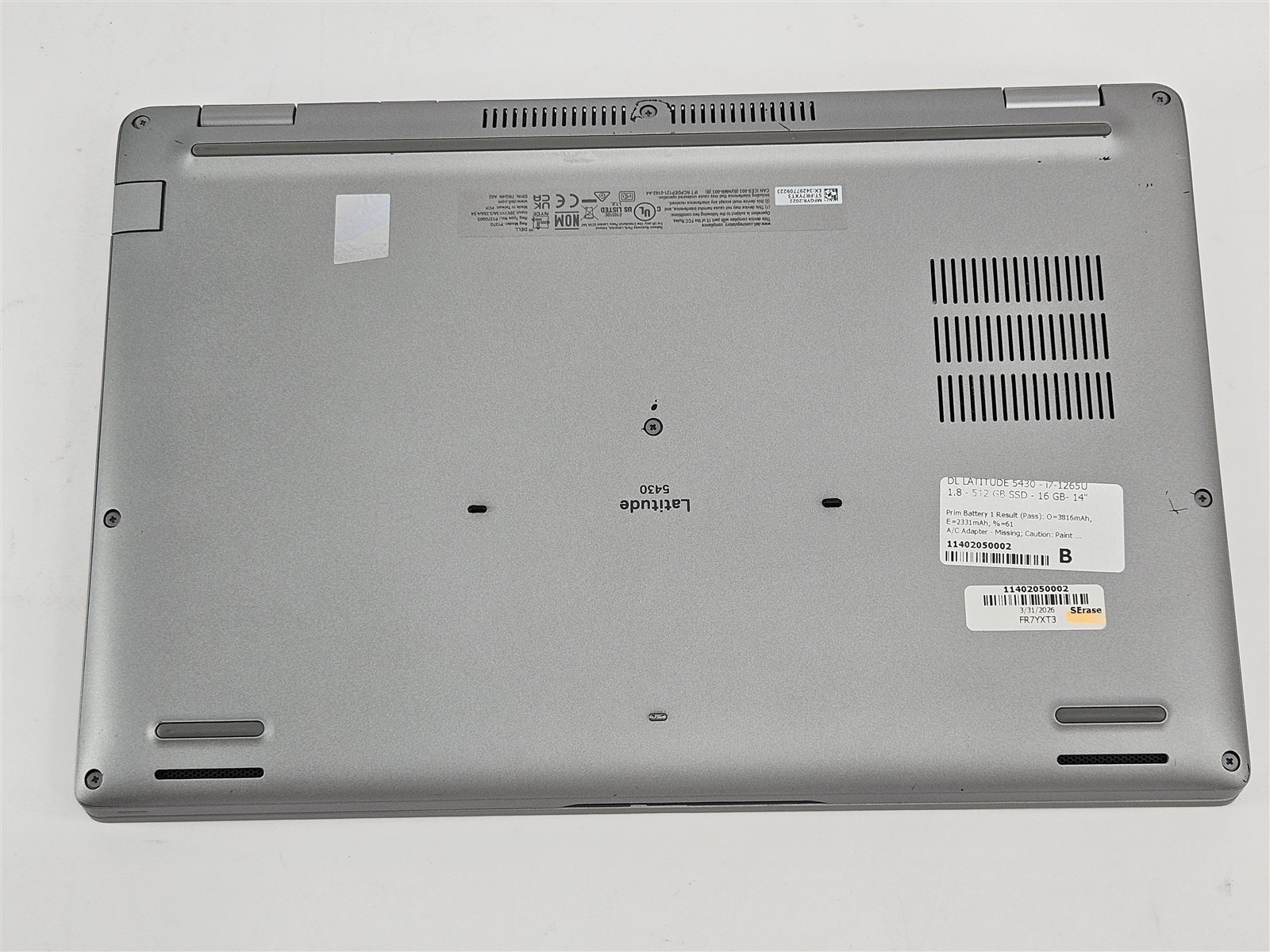 Dell Latitude 5430 Intel Core i7-1265U 16GB 512GB SSD 14″ FHD Laptop