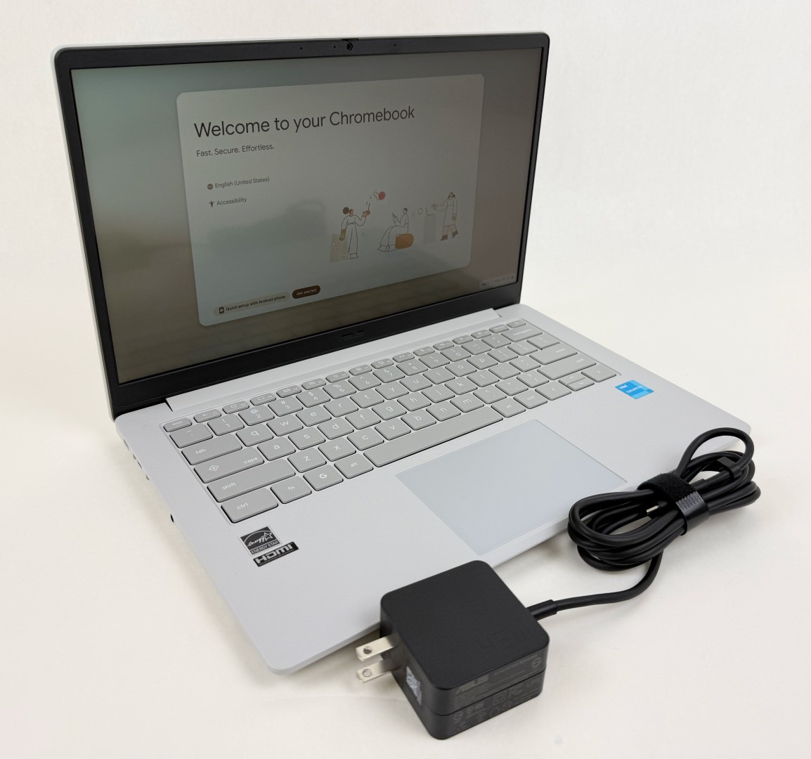 ASUS CX14 14″ FHD Touch Celeron N4500 8GB 128GB eMMC Chromebook CX1405CKA-IS88FT