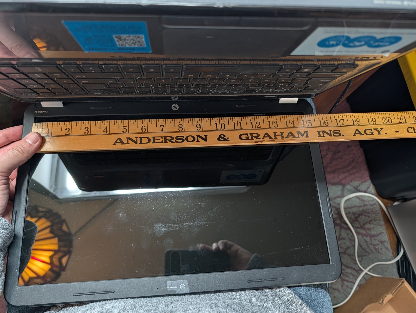 HP Pavilion G7-1312NR Laptop & Charger, AMD A4-3320AM 5GB No HDD Boots To Bios