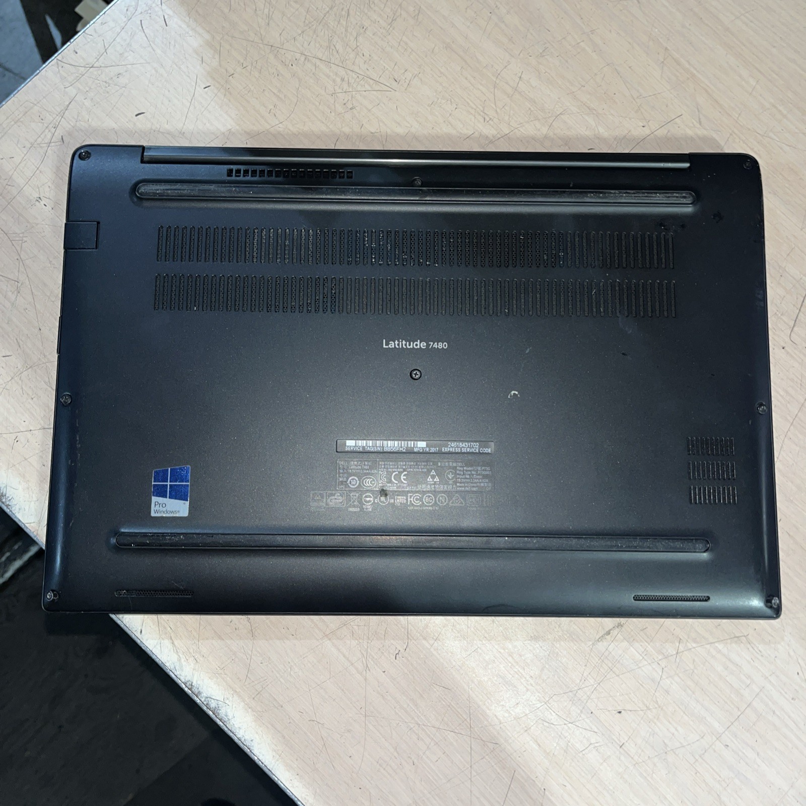 DELL LATITUDE 7480 INTEL CORE I7-7600U 8GB RAM NO HD