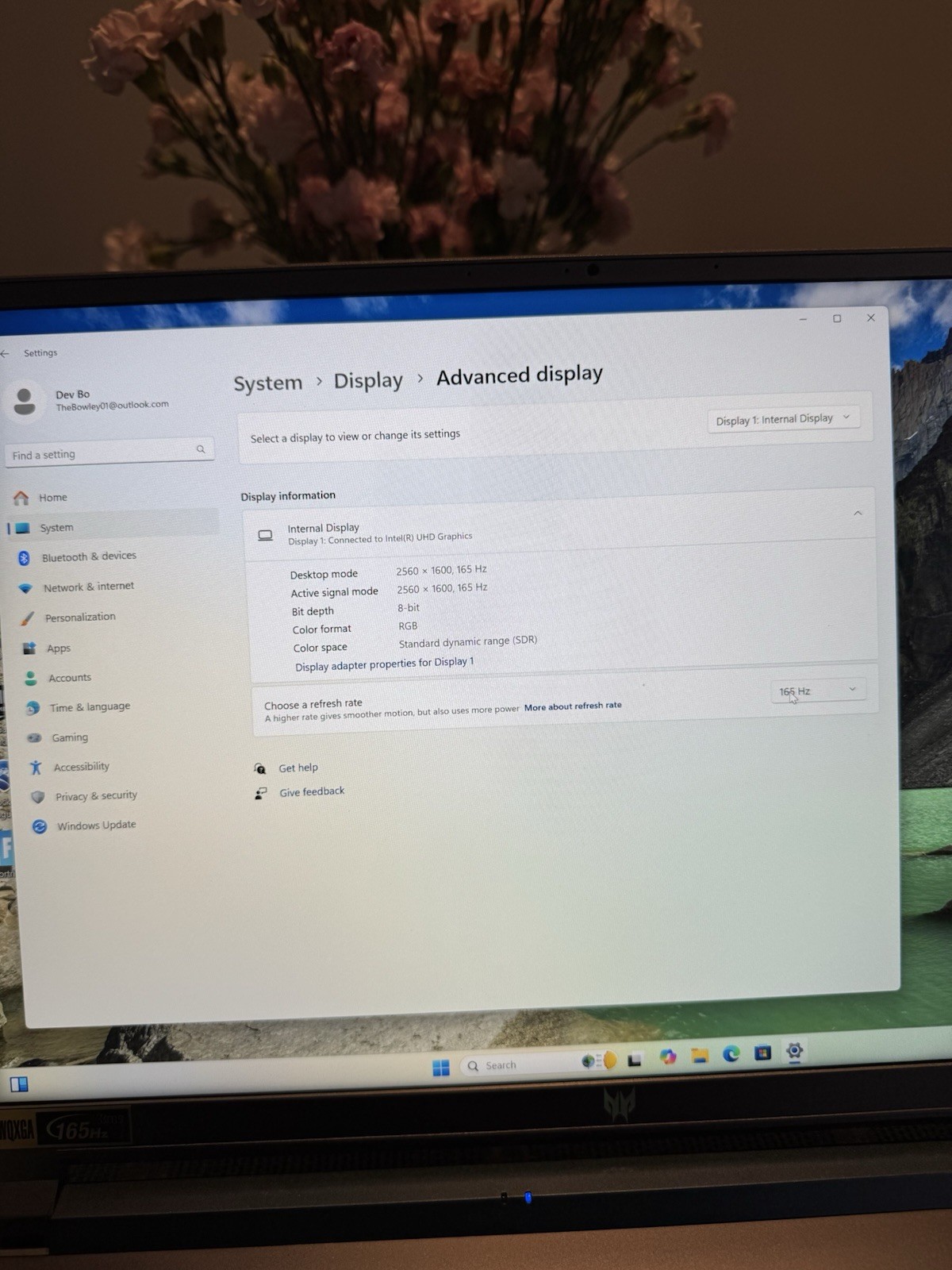 Acer Predator PT516-51s / i7-11800H / RTX 3060 / 16GB RAM / 512GB SSD / 165Hz