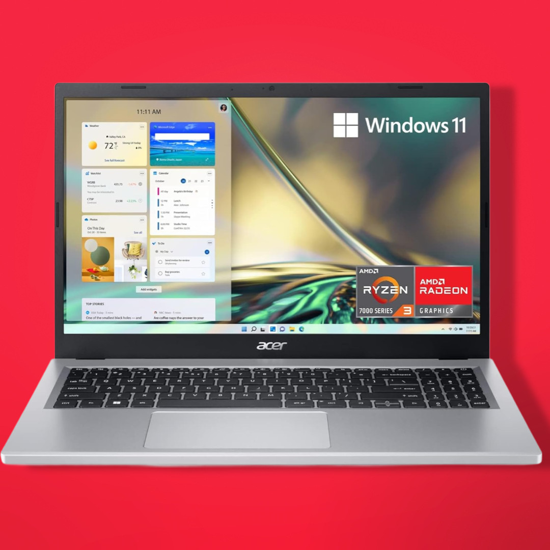 Acer Aspire 3 A315-24P-R7VH Laptop, 15.6″ FHD, AMD Ryzen 3, 8GB RAM