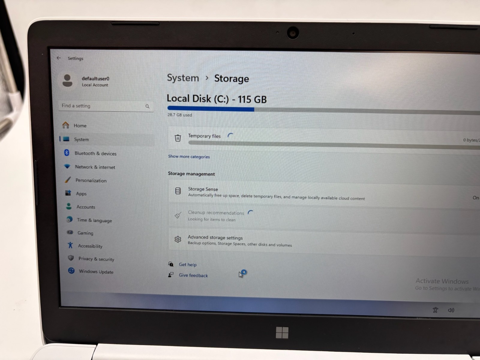 Microsoft Surface Laptop SE 11.6″ 128 GB SSD 8 GB RAM Celeron N4120 Win 11 Home